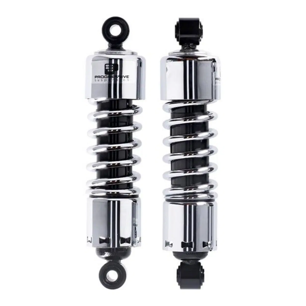 Ammortizzatori 13" cromati Progressive Suspension