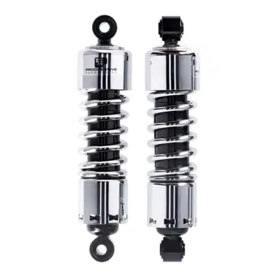 Ammortizzatori 13" cromati Progressive Suspension