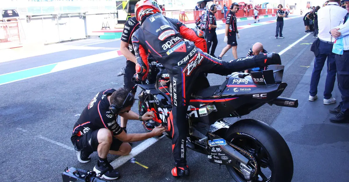 MotoGP 2025. GP d'Italia al Mugello. FP1: l'Aprilia di Marco Bezzecchi prima, ex aequo con Pedro Acosta, turno difficile per Pecco Bagnaia [RISULTATI e VIDEO]