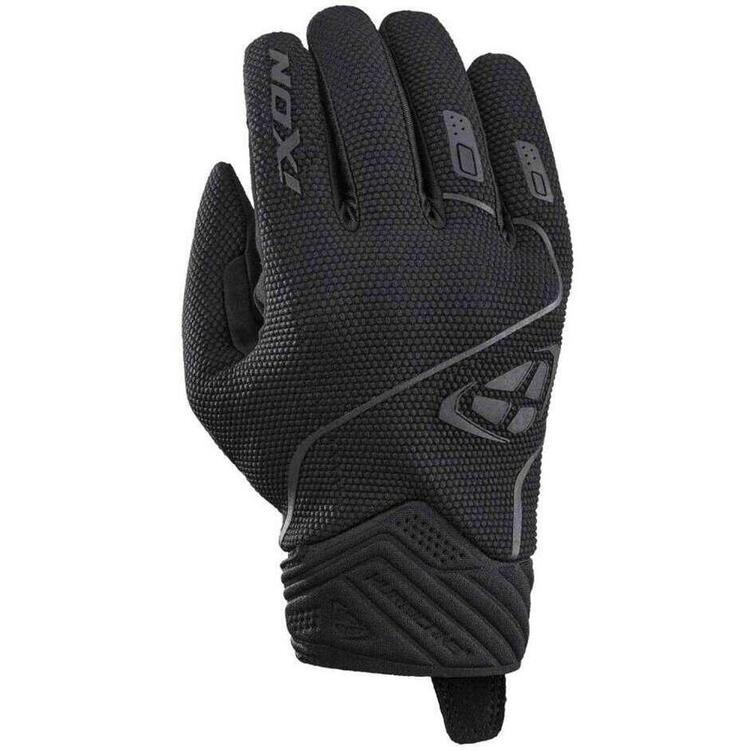 Guanti moto estivi Ixon Hurricane 2 Nero