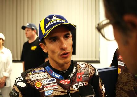 Marquez: Ho piantato la bandiera Ducati e non la mia, così la gente stava più calma. Tardozzi? Ha carattere
