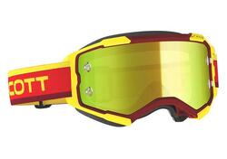 Occhiali cross Scott fury rosso giallo lente gial