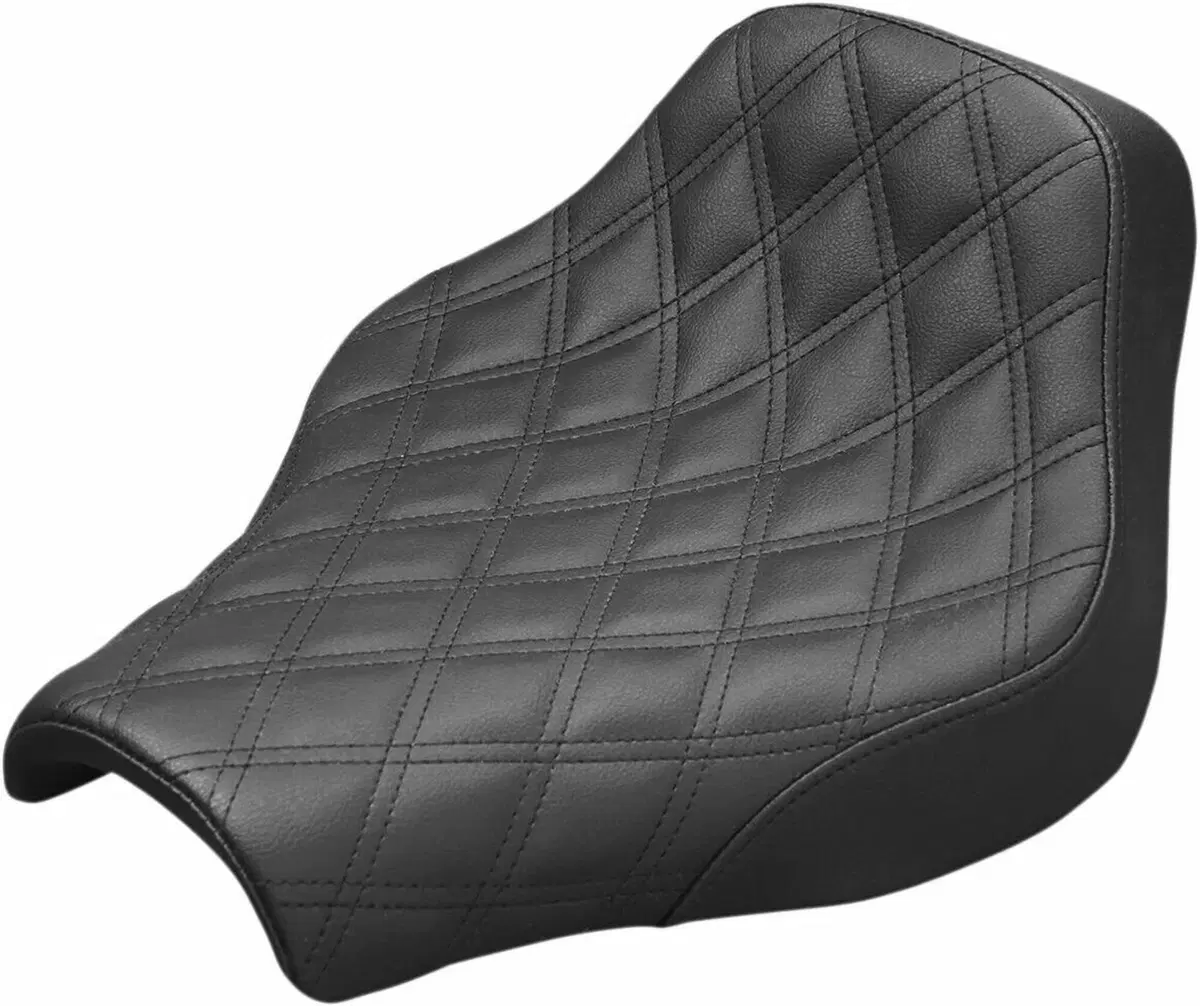 Sella singola nera Saddleman Renegade LS con Gel c Saddlemen