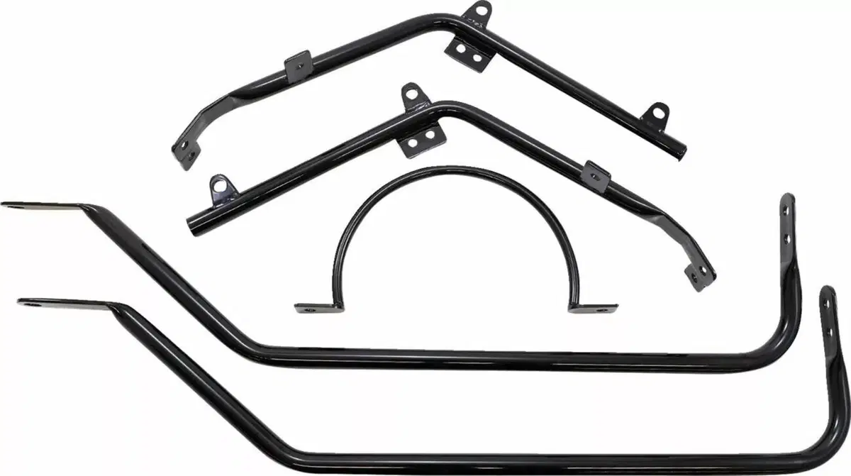Kit supporti NERI per borse rigide per Sportster d 