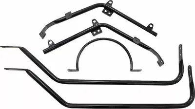 Kit supporti NERI per borse rigide per Sportster d 