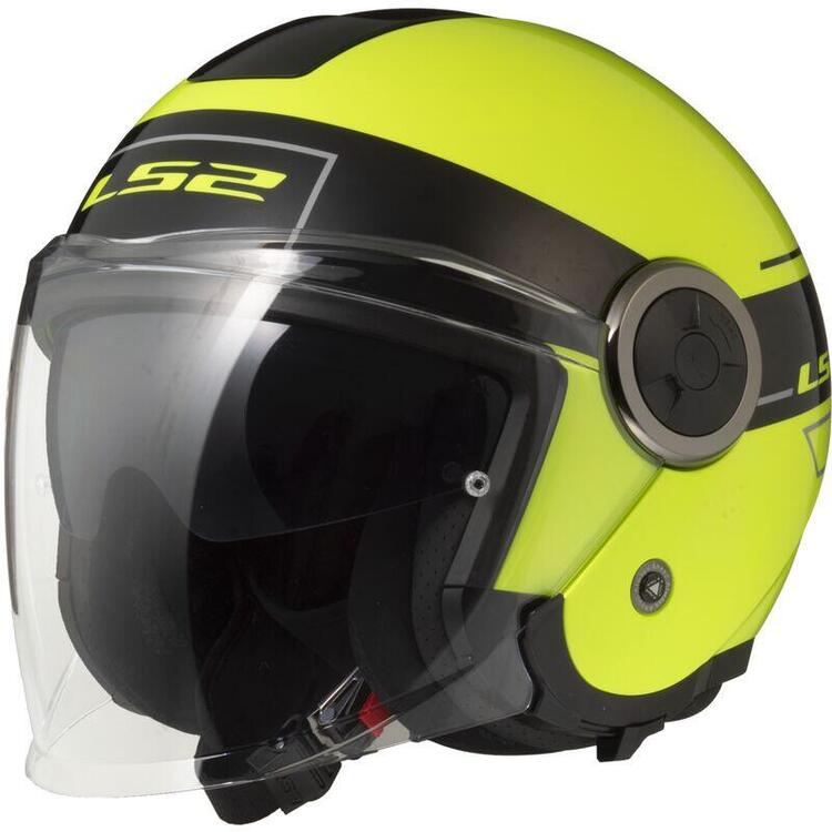 Casco Jet LS2 OF620 Classy Classic giallo
