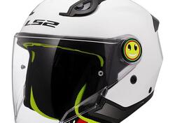casco jet LS2 OF622 Funny 2 bianco