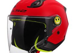 casco jet LS2 Funny 2 rosso