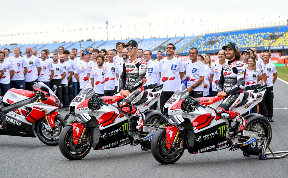 MotoGP 2025. GP dei Paesi Bassi ad Assen. La livrea speciale Yamaha per il 70° anniversario [GALLERY] (3)