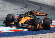 F1. GP Austria, McLaren ancora in testa nella FP3 con Norris e Piastri. Verstappen, Leclerc e Hamilton a caccia