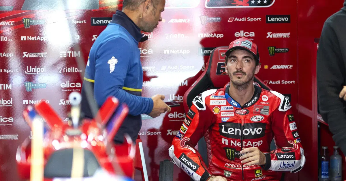 MotoGP 2025. GP dei Paesi Bassi ad Assen. Pecco Bagnaia: "Vedevo che ero pi&ugrave; veloce di Fabio, Diggia, Bez, secondo me dei due Marquez, ma non ho proprio la possibilit&agrave; di mettermi l&igrave; e avere una chance"