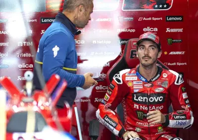 MotoGP 2025. GP dei Paesi Bassi ad Assen. Pecco Bagnaia: Vedevo che ero più veloce di Fabio, Diggia, Bez, secondo me dei due Marquez, ma non ho proprio la possibilità di mettermi lì e avere una chance