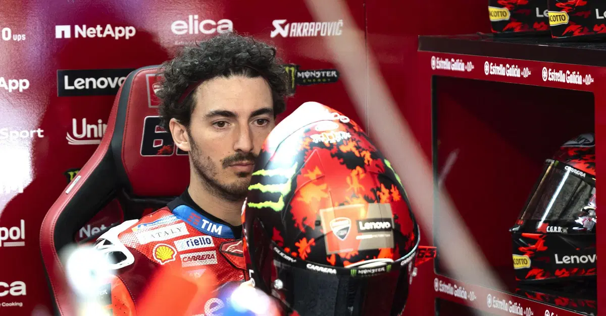 MotoGP 2025. GP dei Paesi Bassi ad Assen. Pecco Bagnaia: "Le gare di Mugello e Assen sono state pi&ugrave; lente dell'anno scorso, questa moto non ci fa fare quello che ha fatto Alex Marquez tutto il weekend"