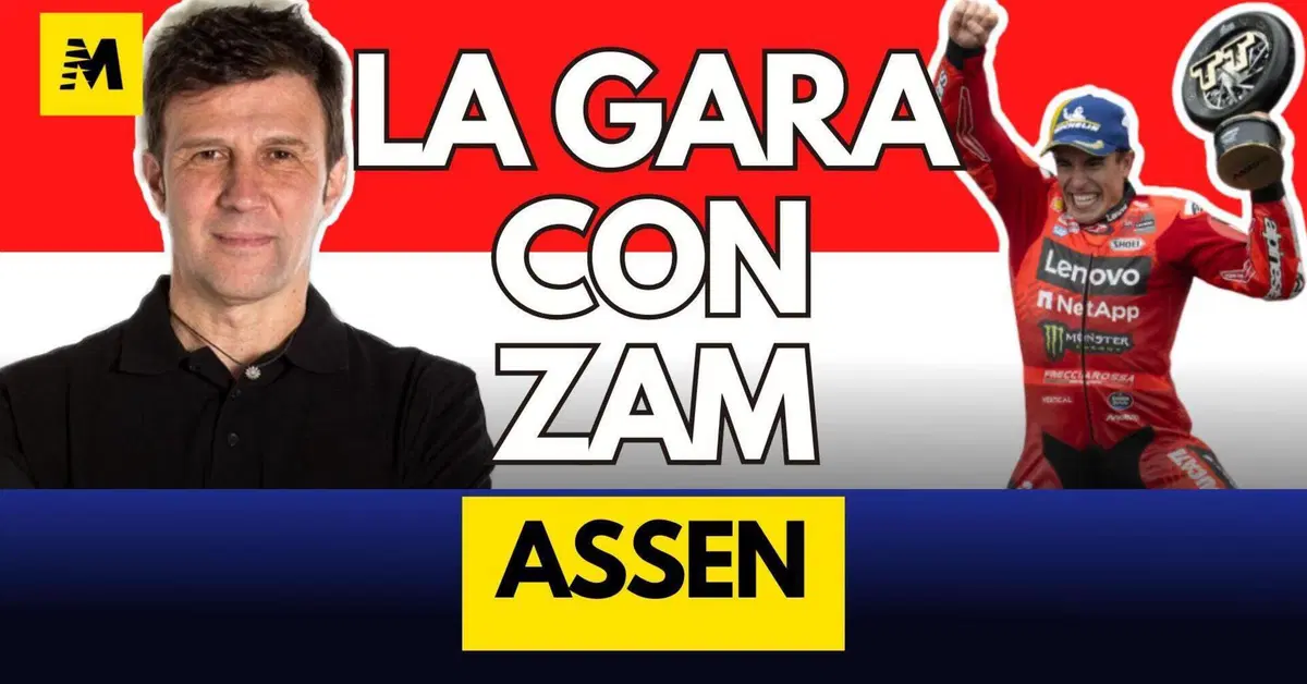 MotoGP 2025. GP dei Paesi Bassi ad Assen. La gara con Zam e gli spettatori [VIDEO]