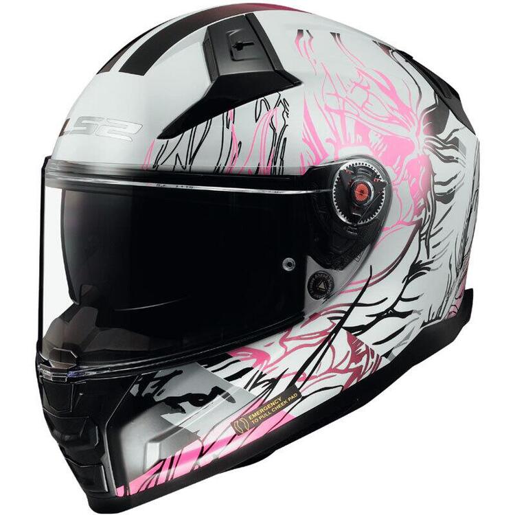 Casco integrale LS2 FF811 VECTOR II DARFLO Bianco