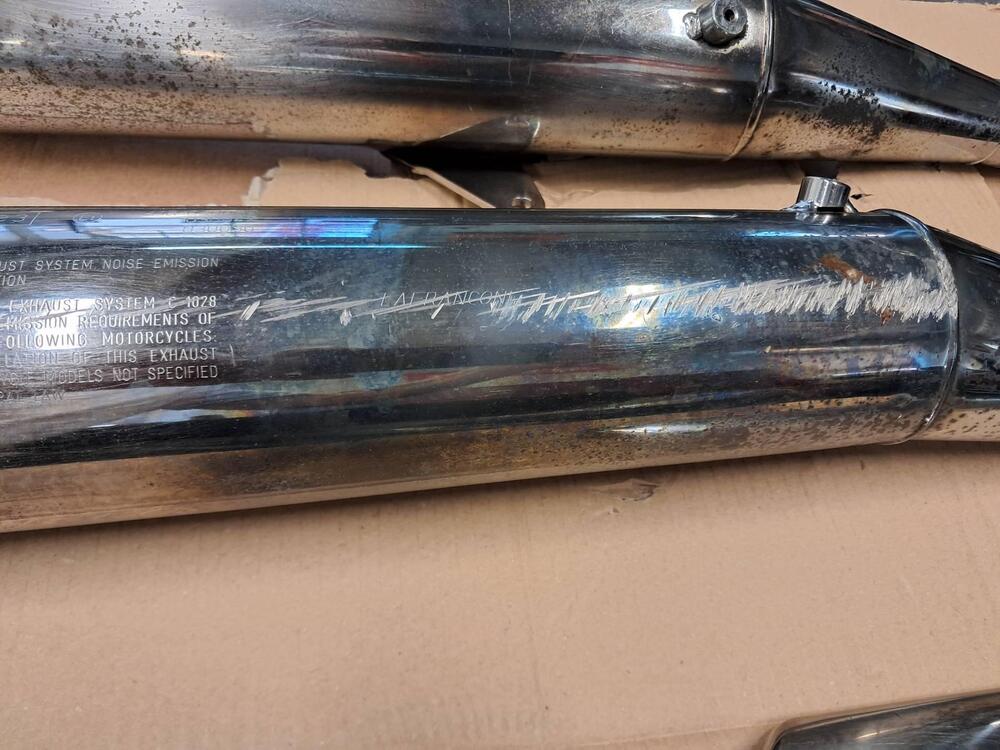 SILENZIATORI dx e sx V7 SPECIAL - STONE-NEVADA 20 Moto Guzzi (5)