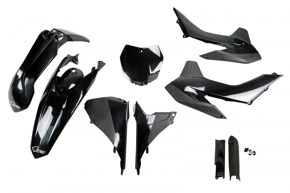 Kit plastiche completo UFO per KTM SX e SX-F Nero 