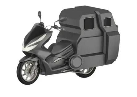 Arriva dalla Cina uno Scooter-Camper: un Micro-Mondo su Due Ruote