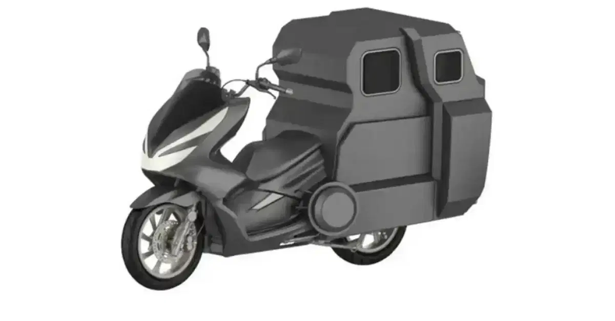 Arriva dalla Cina uno Scooter-Camper: un Micro-Mondo su Due Ruote