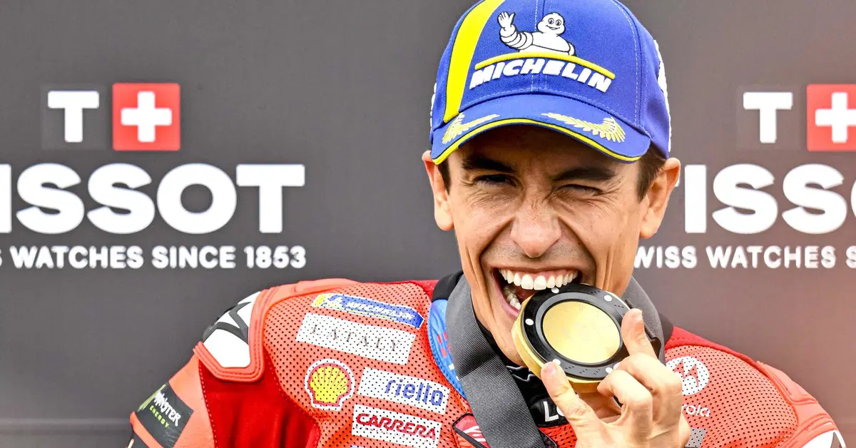 MotoGP 2025. GP di Germania. Marc Marquez, Sprint in rimonta: "Ho rischiato per prendere Bezzecchi, ma oggi &egrave; il compleanno del capo, Gigi: &egrave; per lui"