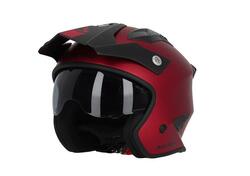 Casco Jet Acerbis Aria Metallic Rosso