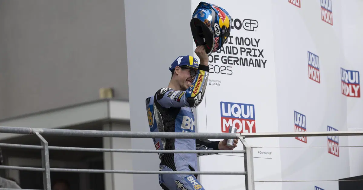 MotoGP 2025. GP di Germania. Alex Marquez: "Sono riuscito a tenere Pecco Bagnaia dietro, era importante per il campionato"