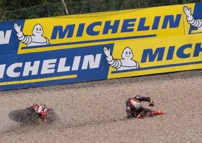 MotoGP 2025. GP di Germania. Marco Bezzecchi sulla caduta: Ho frenato un po' troppo dolce