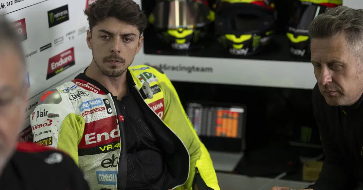 MotoGP 2025. GP di Germania. Fabio Di Giannantonio: "Alla curva 1 ho frenato cinque metri dopo con due gradi in pi&ugrave;"