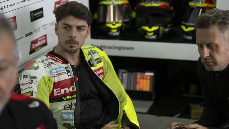 MotoGP 2025. GP di Germania. Fabio Di Giannantonio: "Alla curva 1 ho frenato cinque metri dopo con due gradi in pi&ugrave;"
