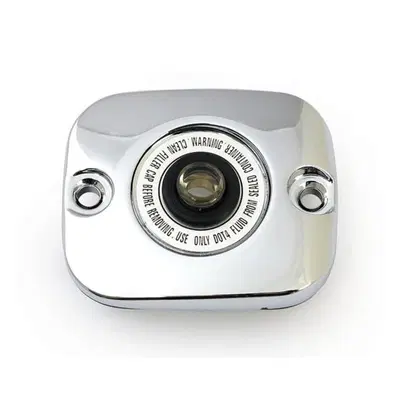 Coperchio pompa freno anteriore liscio cromato con 