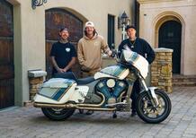 La nuova Indian Chieftain PowerPlus per la star del country Tyler Hubbard firmata Forever Rad