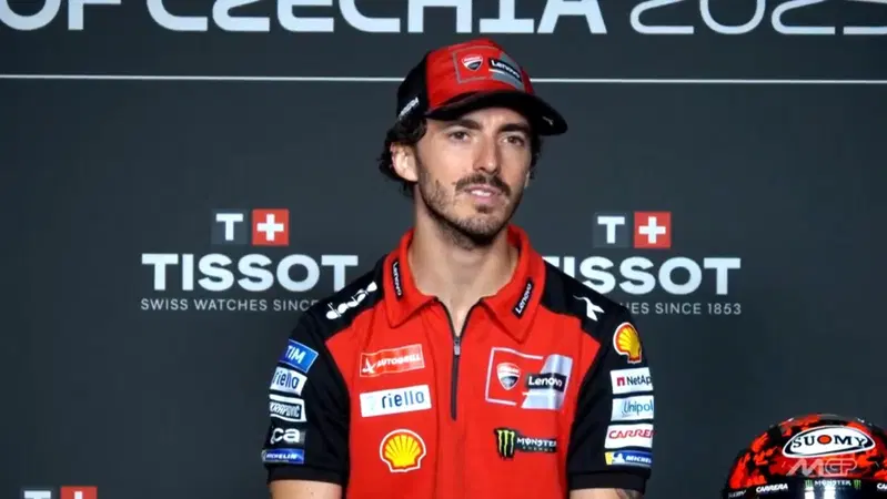 MotoGP 2025. GP della Repubblica Ceca a Brno. Pecco Bagnaia: "Per la prima parte di stagione mi do 6"