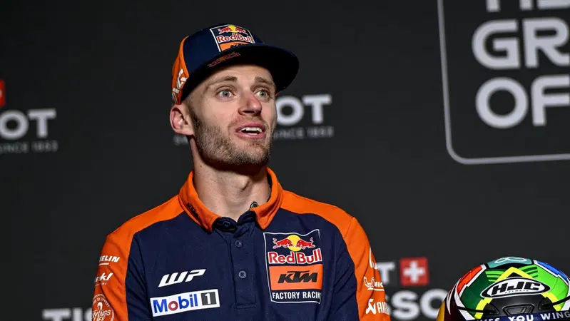 MotoGP 2025. GP della Repubblica Ceca a Brno. Brad Binder: "Il limite pi&ugrave; grande della KTM? Se avessimo un po' di stabilit&agrave; sull'anteriore avremmo un grande beneficio"