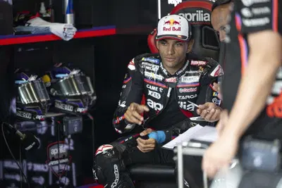 MotoGP 2025. GP della Repubblica Ceca a Brno. Jorge Martin, quinto al rientro: "Ieri abbiamo affrontato il problema, oggi abbiamo gi&agrave; voltato pagina"