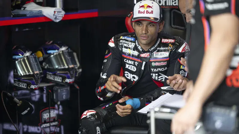 MotoGP 2025. GP della Repubblica Ceca a Brno. Jorge Martin, quinto al rientro: "Ieri abbiamo affrontato il problema, oggi abbiamo gi&agrave; voltato pagina"