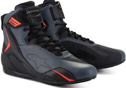 Scarpe moto Alpinestars Faster-4 nero grigio rosso