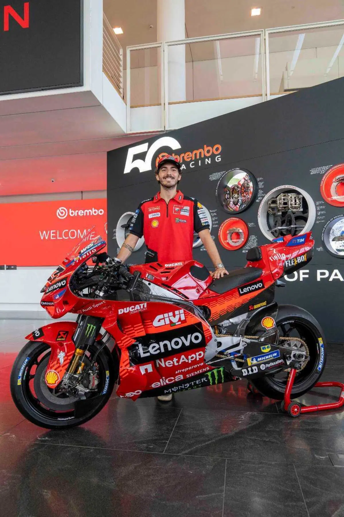 Pecco Bagnaia, Dall’Igna e Mauro Grassilli in visita alla Brembo: un momento di confronto e passione [GALLERY] (4)