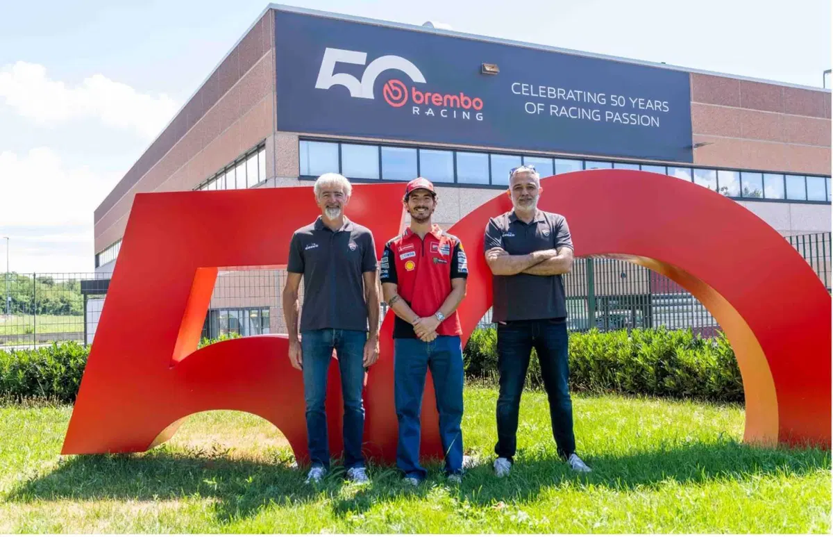Pecco Bagnaia, Dall’Igna e Mauro Grassilli in visita alla Brembo: un momento di confronto e passione [GALLERY] (5)