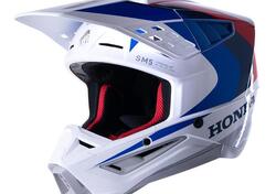 casco motocross Alpinestars SM5 bianco blu