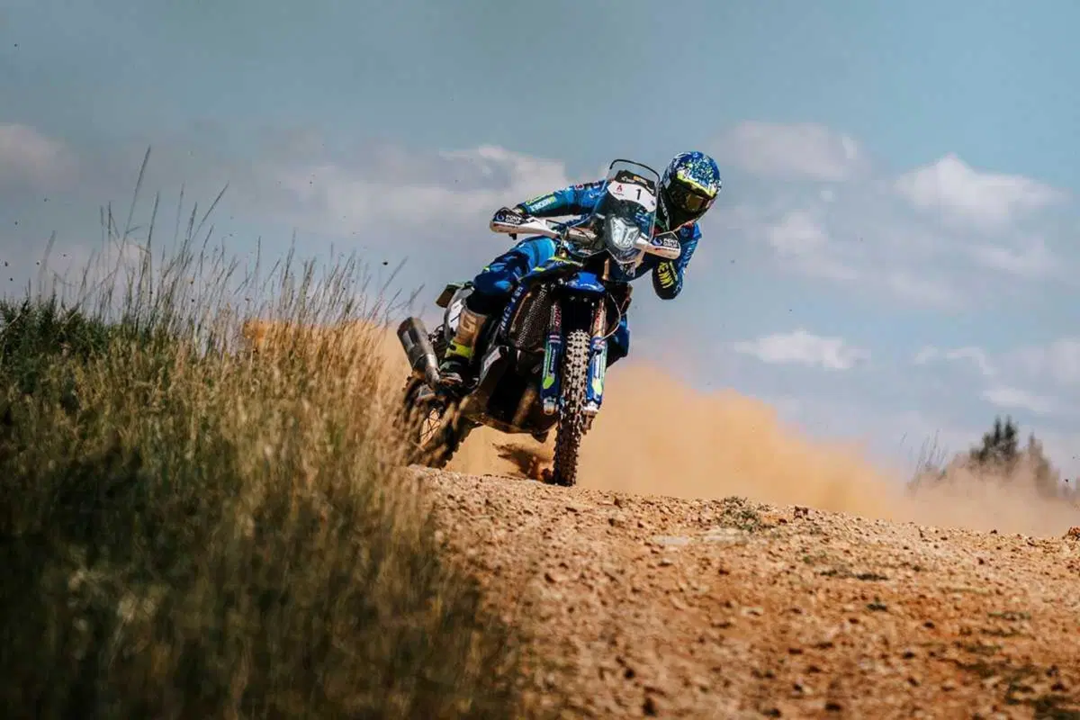 Baja Aragon 2025. I vincitori: Lorenzo Santolino, Sherco, e João Ferreira, Toyota