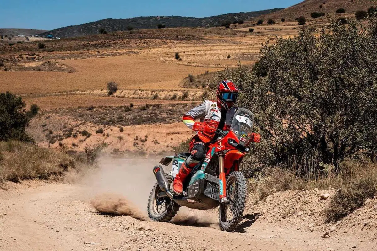 Baja Aragon 2025. I vincitori: Lorenzo Santolino, Sherco, e João Ferreira, Toyota (7)
