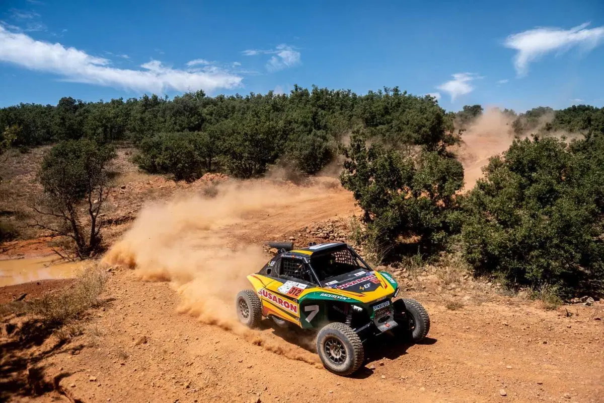 Baja Aragon 2025. I vincitori: Lorenzo Santolino, Sherco, e João Ferreira, Toyota (15)