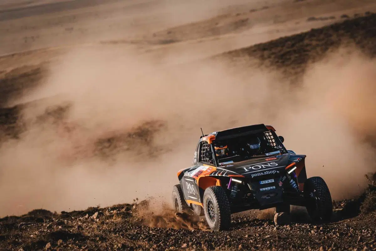 Baja Aragon 2025. I vincitori: Lorenzo Santolino, Sherco, e João Ferreira, Toyota (16)