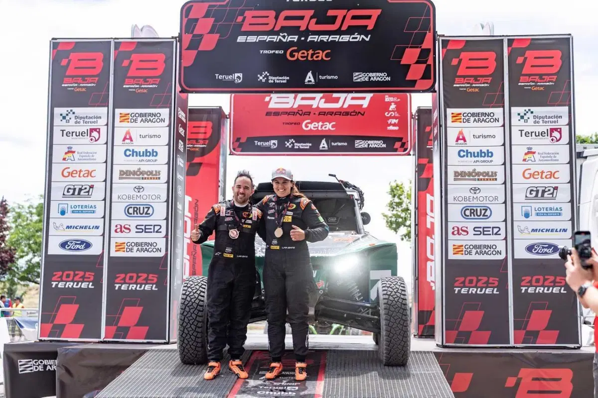 Baja Aragon 2025. I vincitori: Lorenzo Santolino, Sherco, e João Ferreira, Toyota (31)