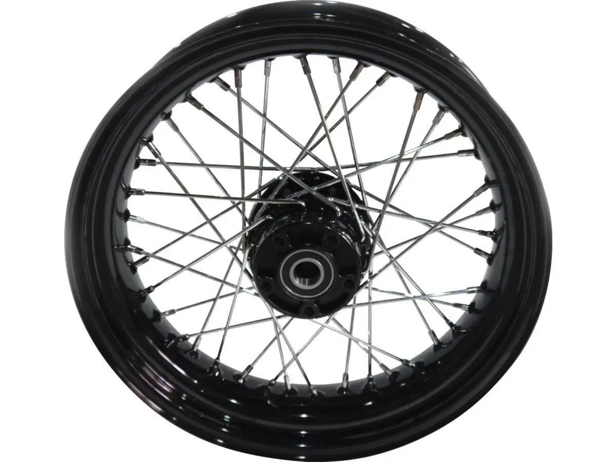 Ruota posteriore a 40 raggi cromata 16x3 per Softa 