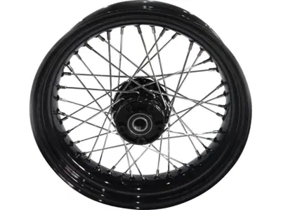 Ruota posteriore a 40 raggi cromata 16x3 per Softa 