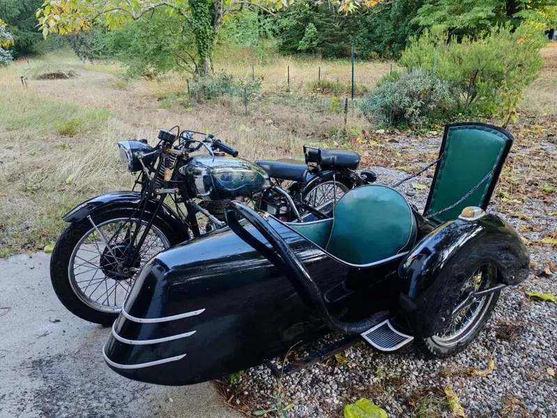 Bsa M 20 con Sidercar