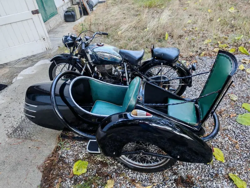 Bsa M 20 con Sidercar (4)