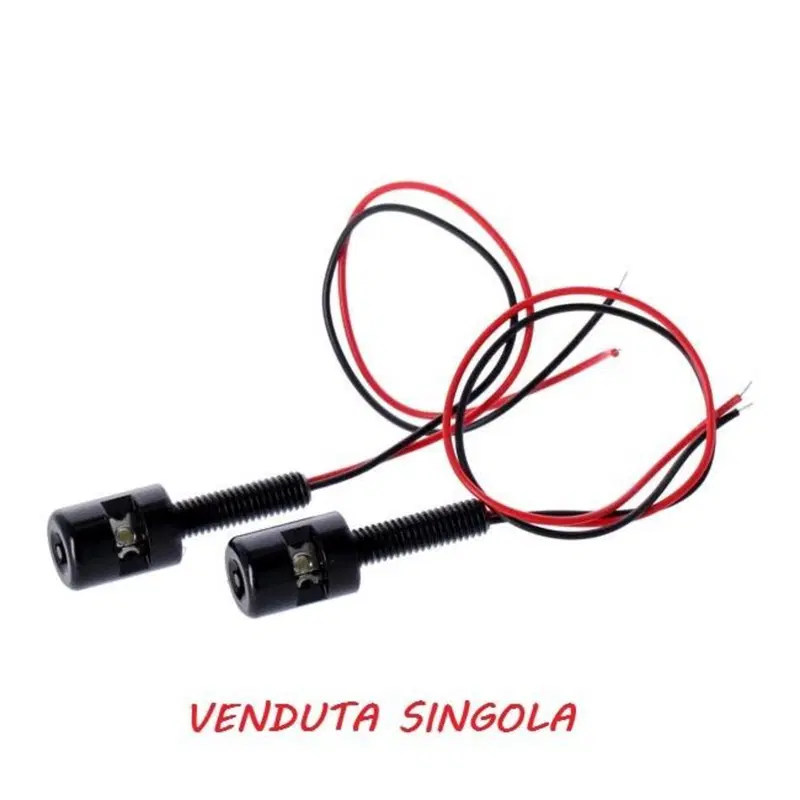 Luce targa LED nera lucida Motorcycle Storehouse 