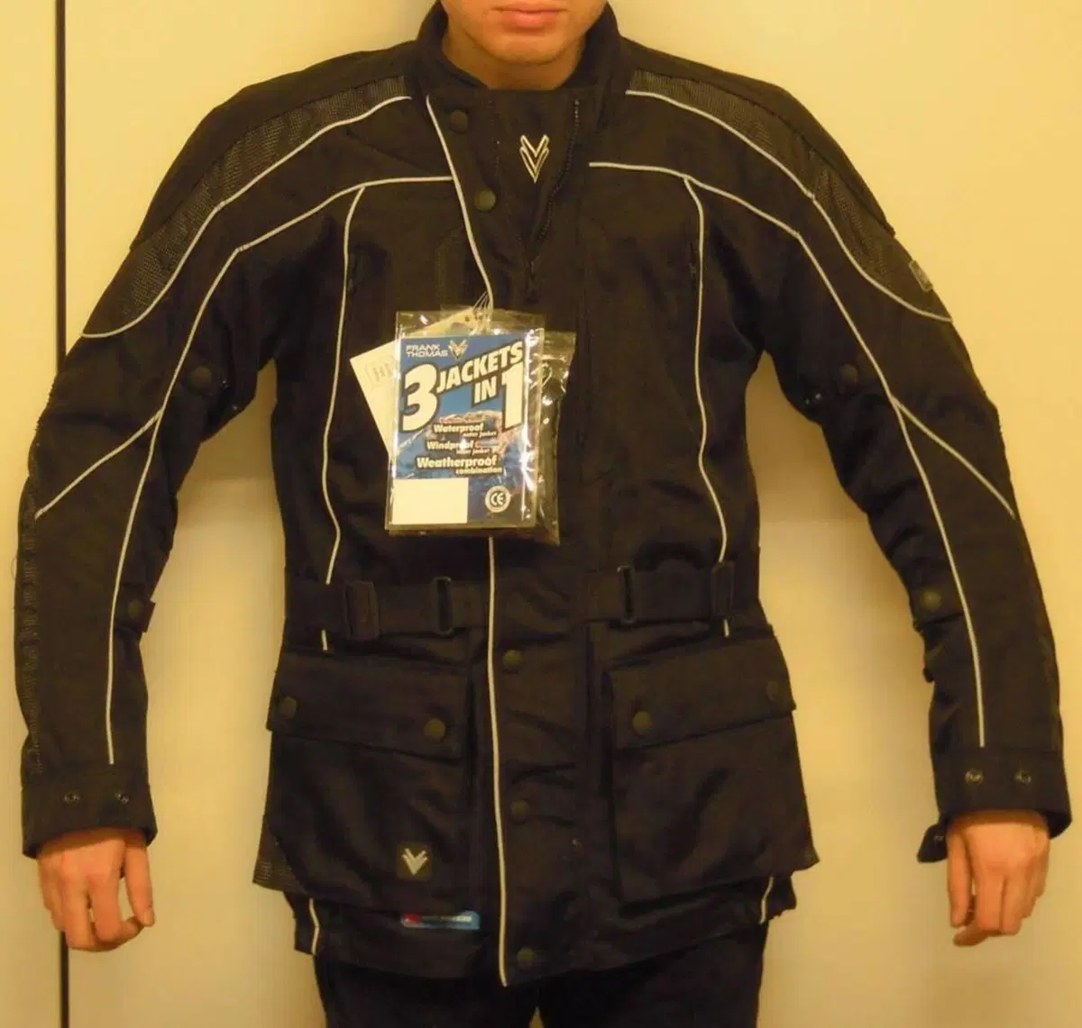 GIACCA DA MOTO TOURING IN CORDURA FRANK THOMAS